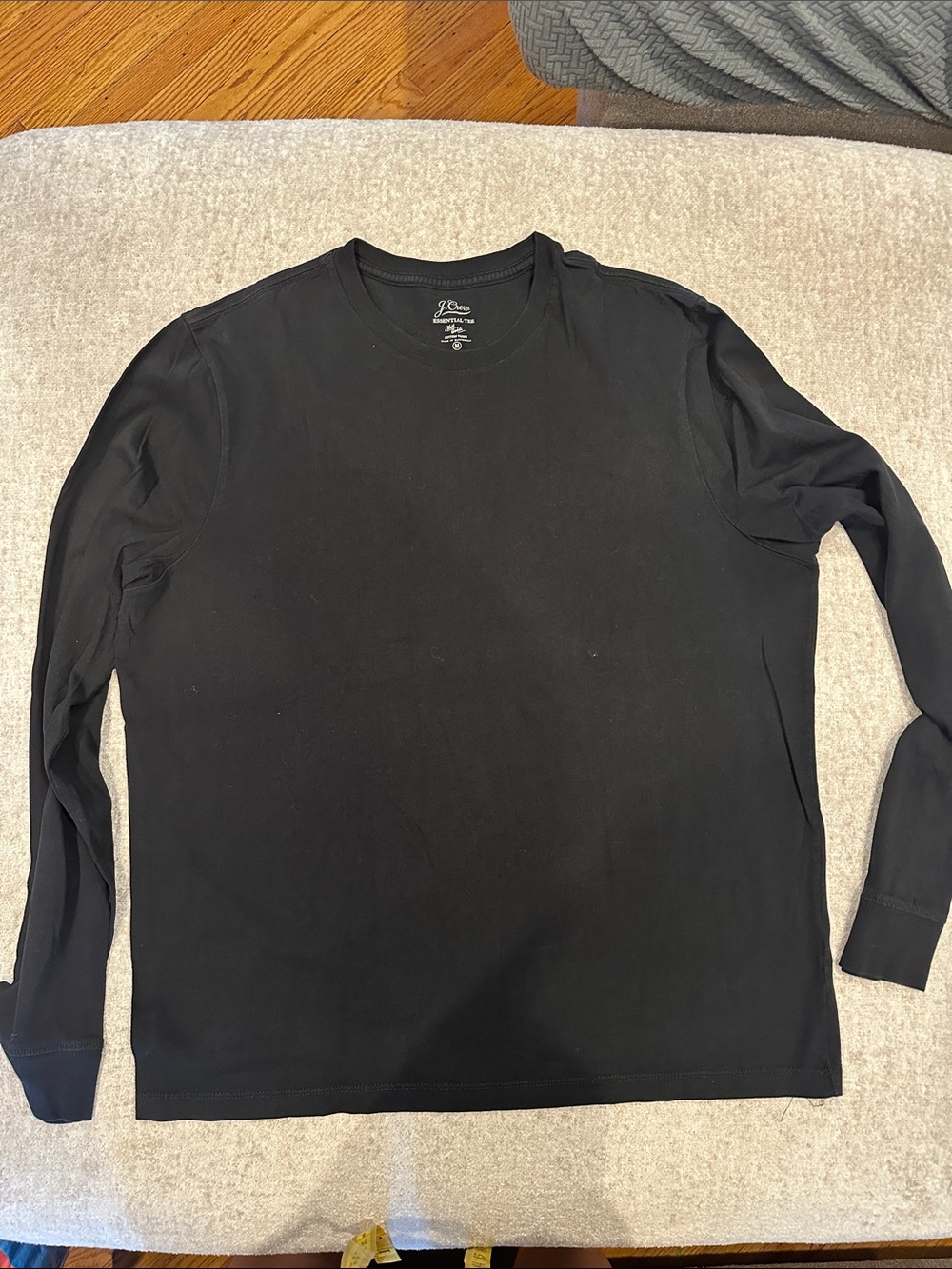 J. Crew Black Long-Sleeve Crewneck Tee